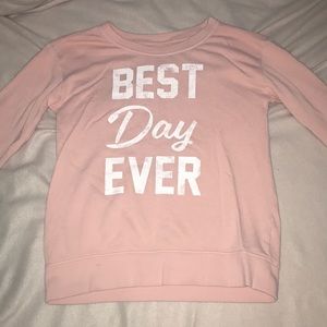 A pink and white shirt